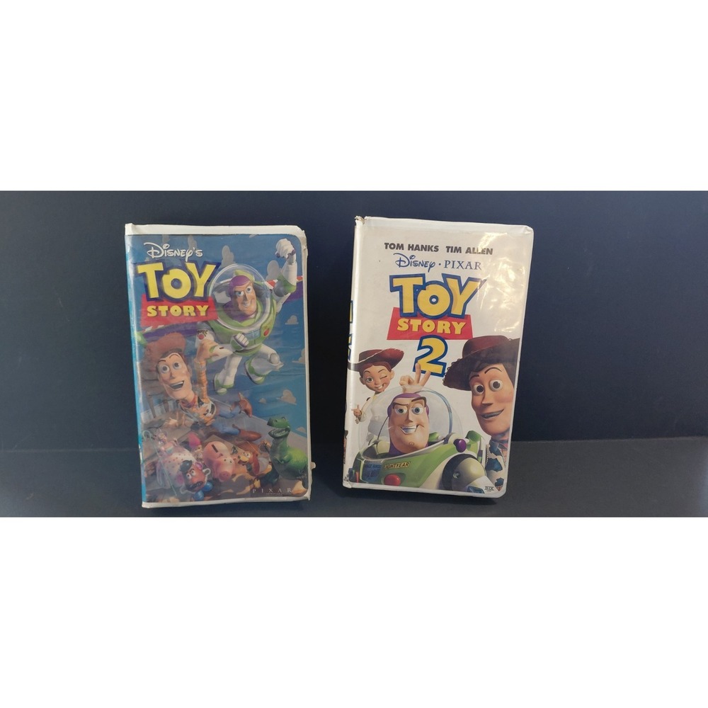 Collectible Old Media retro television vintage Disney Pixar Toy Story Movie 1 &2